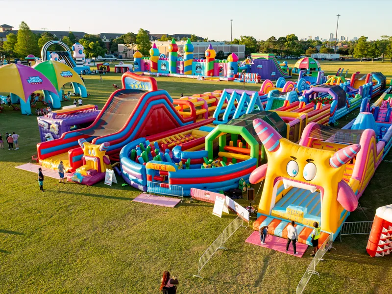 วัสดุผ้าใบกันน้ำสำหรับปราสาทเป่าลมมีอะไรบ้าง?