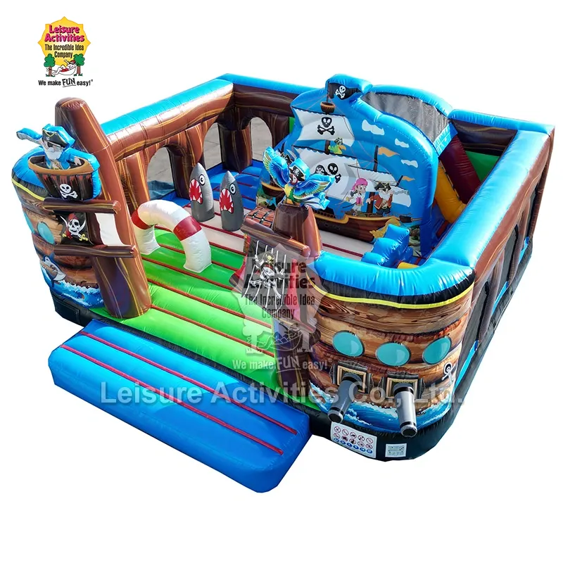 สนามเด็กเล่นปราสาท Bouncy Multiplay ของ Little Pirates