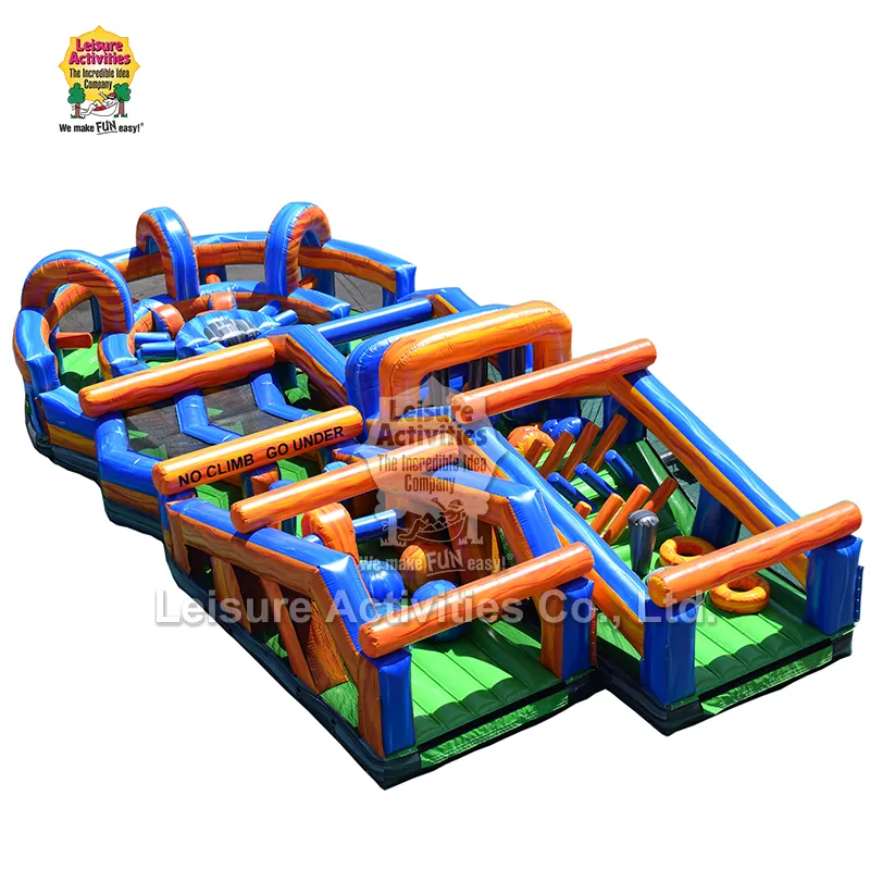 Mega Obstacle Run หลักสูตรอุปสรรคทำให้พองได้ Mega Obstacle Run หลักสูตรอุปสรรคทำให้พองได้