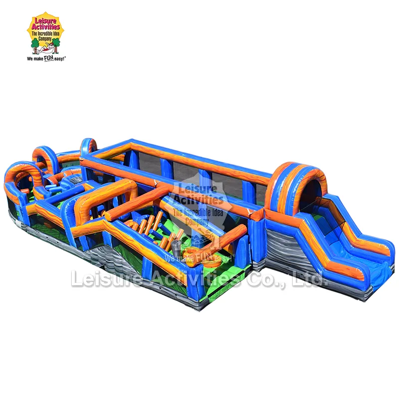 Mega Obstacle Run หลักสูตรอุปสรรคทำให้พองได้