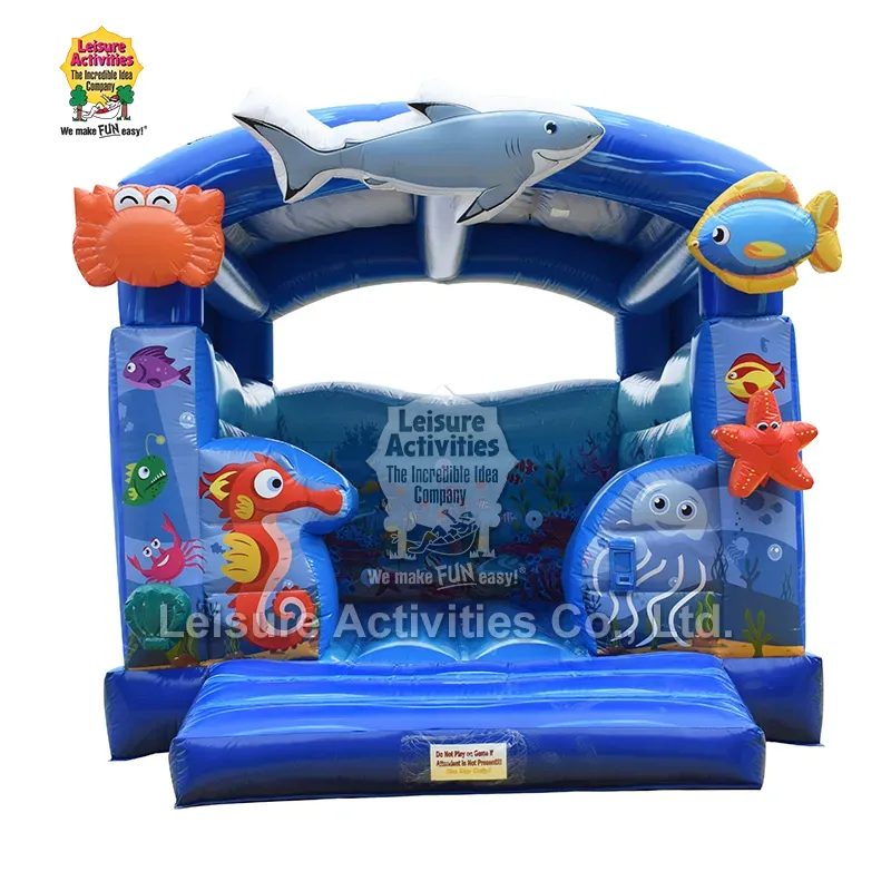 ปราสาท Bouncy แบบมาตรฐาน A Frame Aquarium